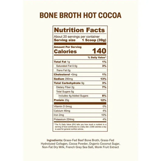 Bone Broth Cocoa for Health